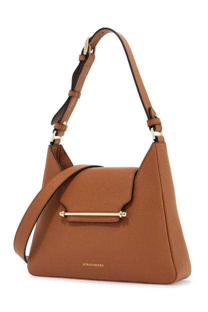 Medium Tan Calfskin Hobo Bag Multrees  - Beige