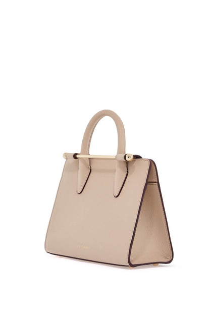 Mini Handbag In Neutral Calfskin With Magnetic Closure  - Neutro