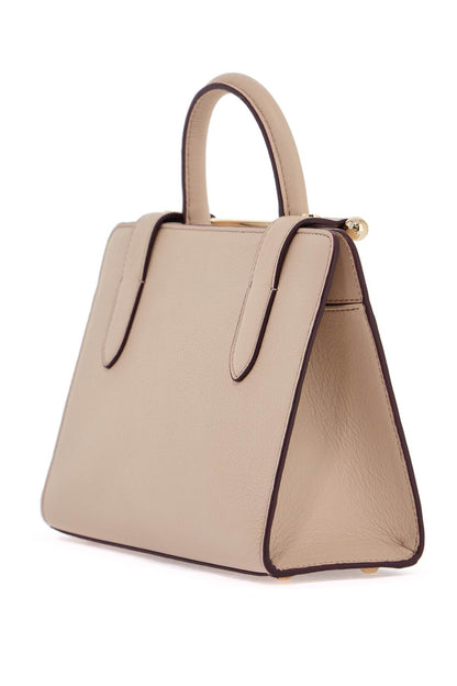 Mini Handbag In Neutral Calfskin With Magnetic Closure  - Neutro