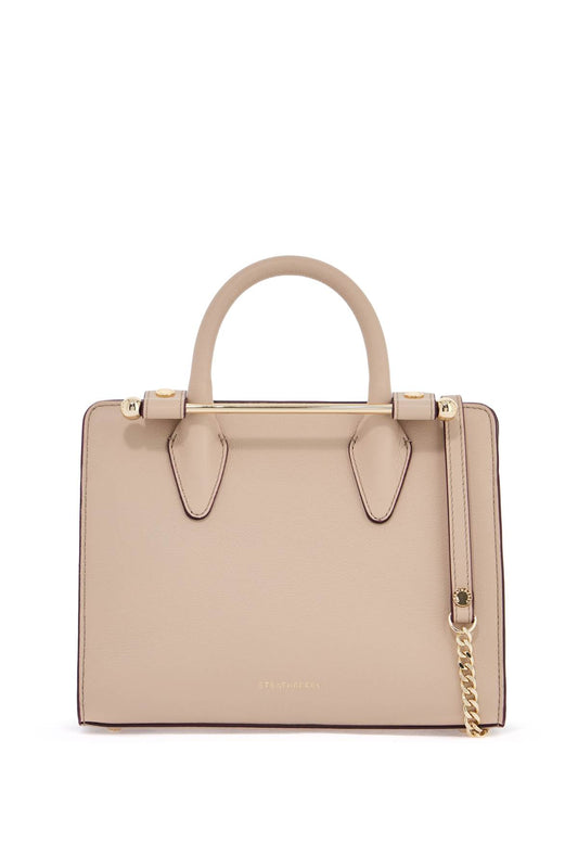 Mini Handbag In Neutral Calfskin With Magnetic Closure  - Neutro