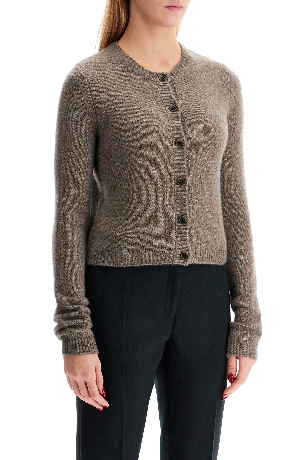 Felicia Silk And Cashmere Cardigan  - Neutro