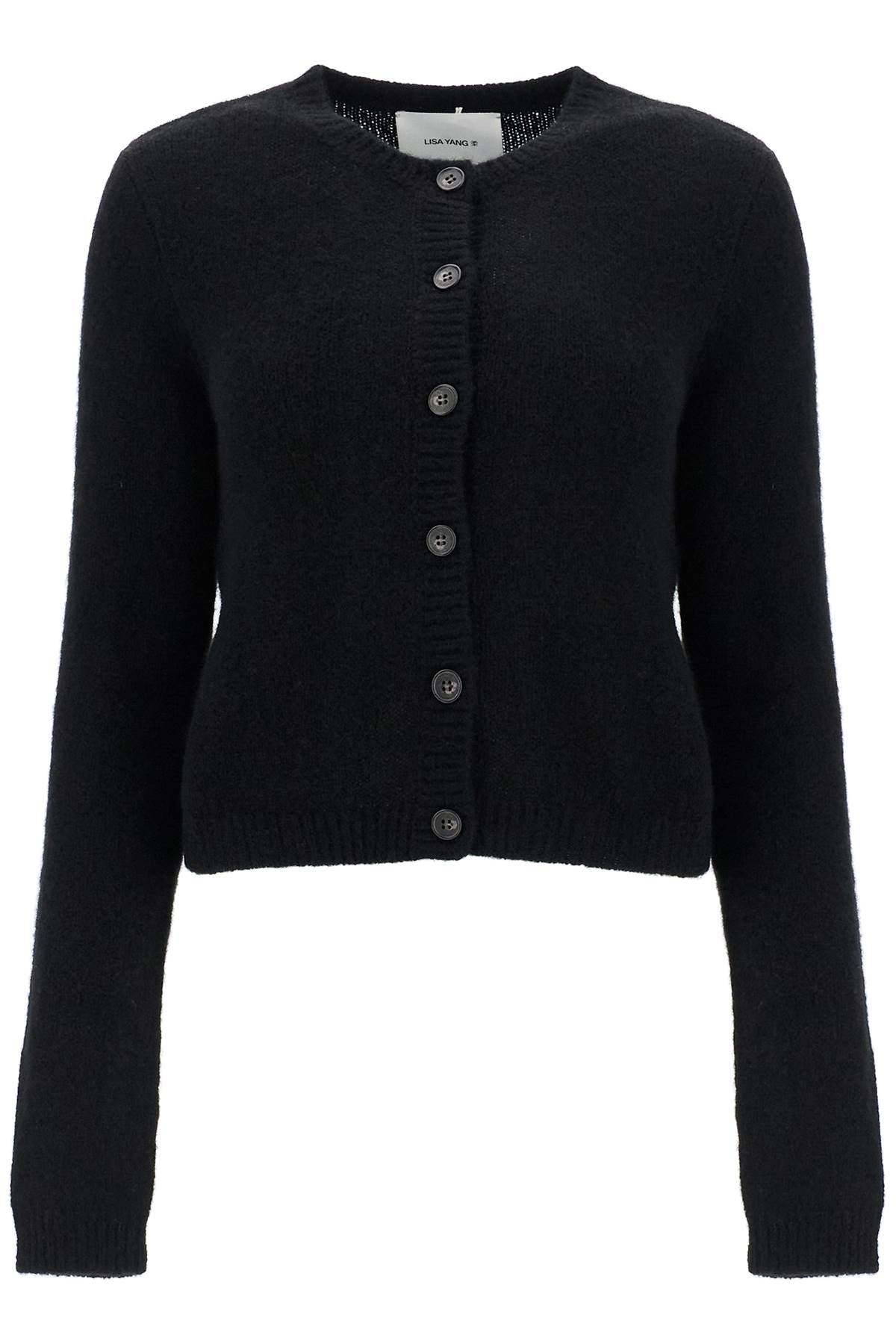 Felicia Silk And Cashmere Cardigan  - Black