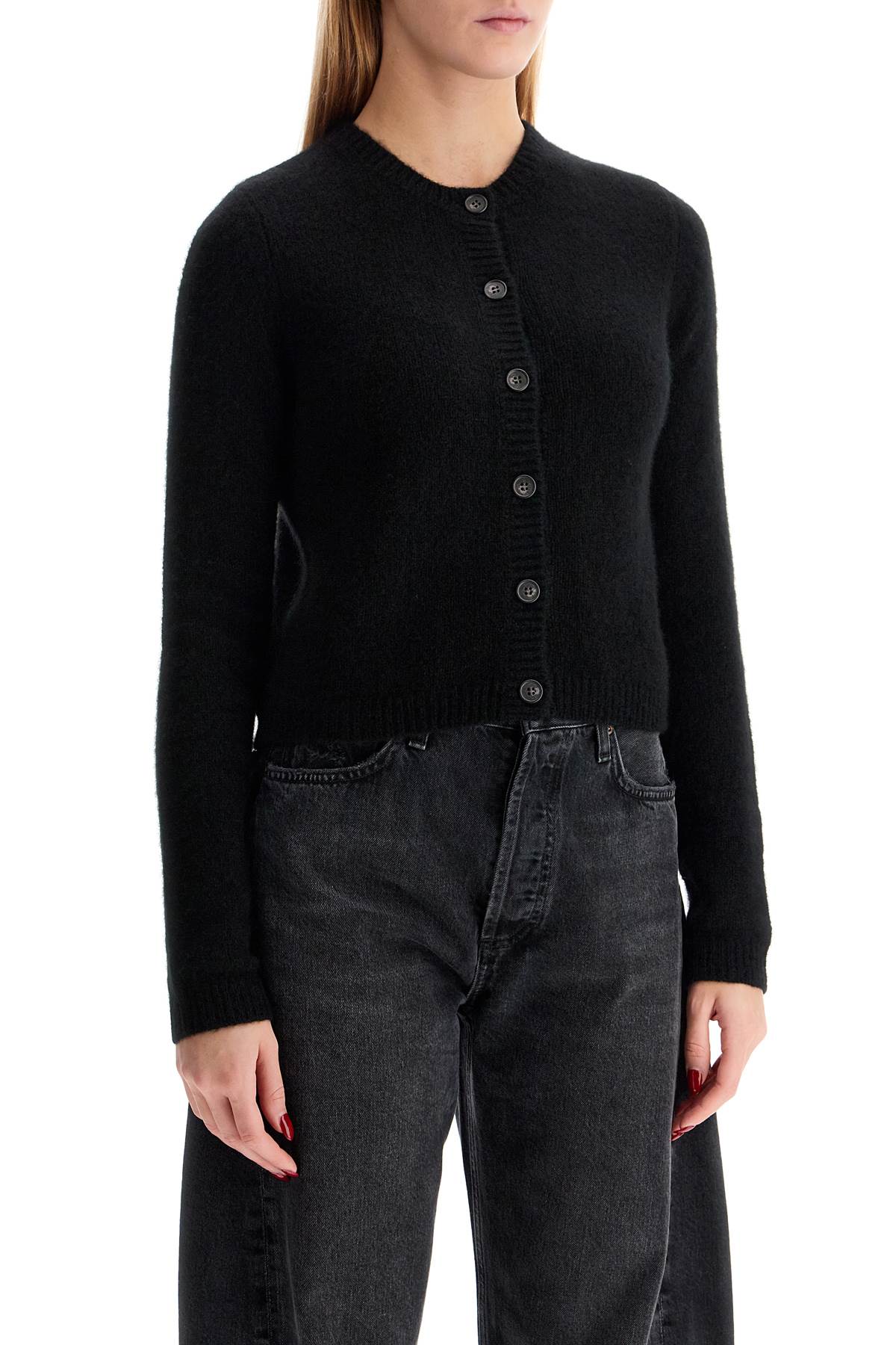 Felicia Silk And Cashmere Cardigan  - Black