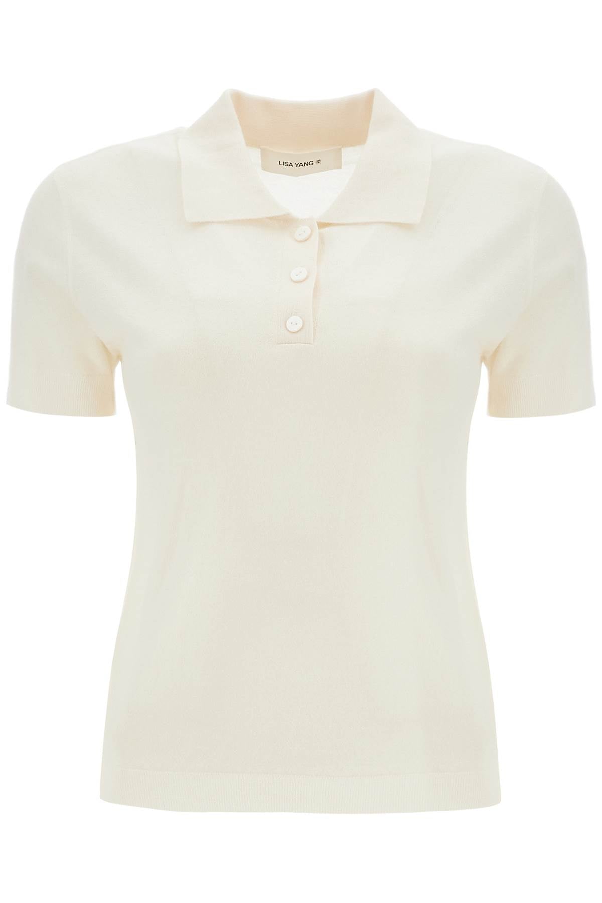 Cashmere Nai Polo Shirt  - White