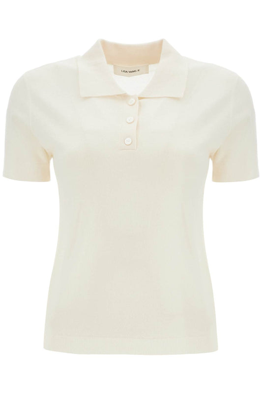 Cashmere Nai Polo Shirt  - White