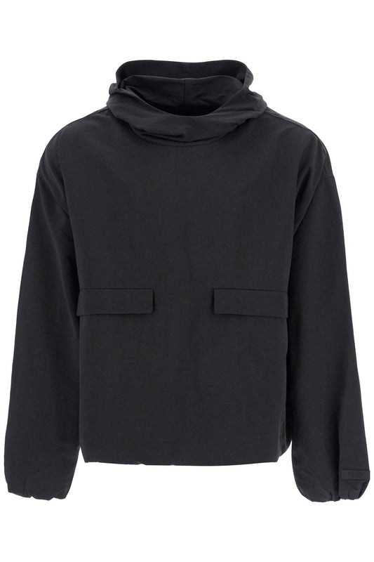 Military Nylon Hooded Anor  - Black