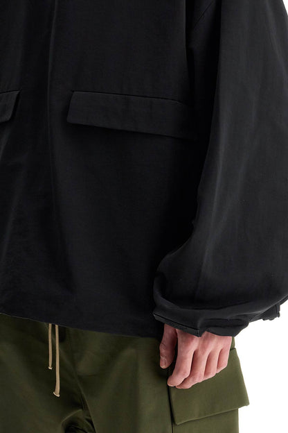 Military Nylon Hooded Anor  - Black