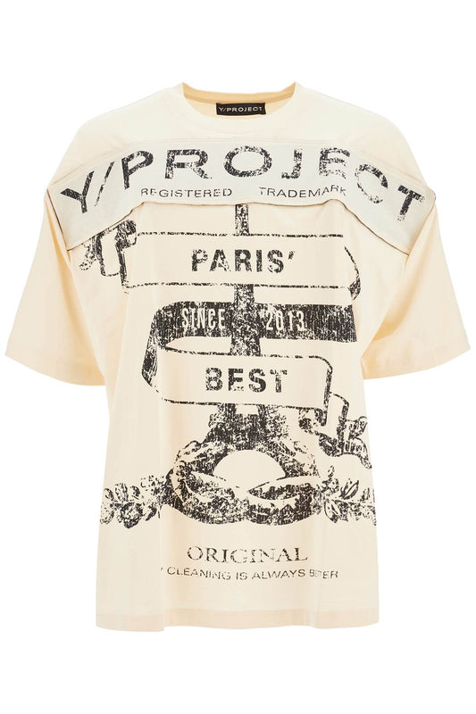 "paris' Best T-shirt With  - Neutro