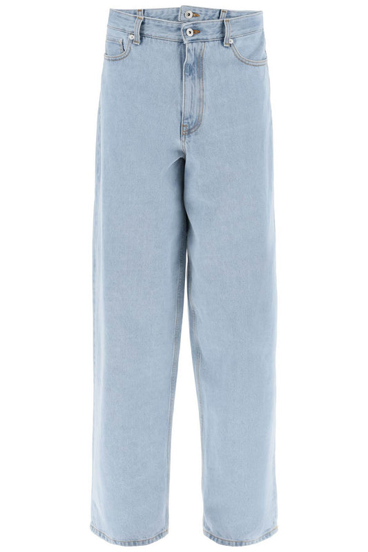 Evergreen Double-waist Jeans  - Blue