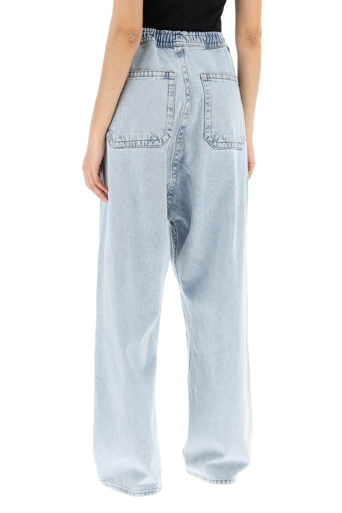 Double-stitched Soufflé Jeans  - Blue