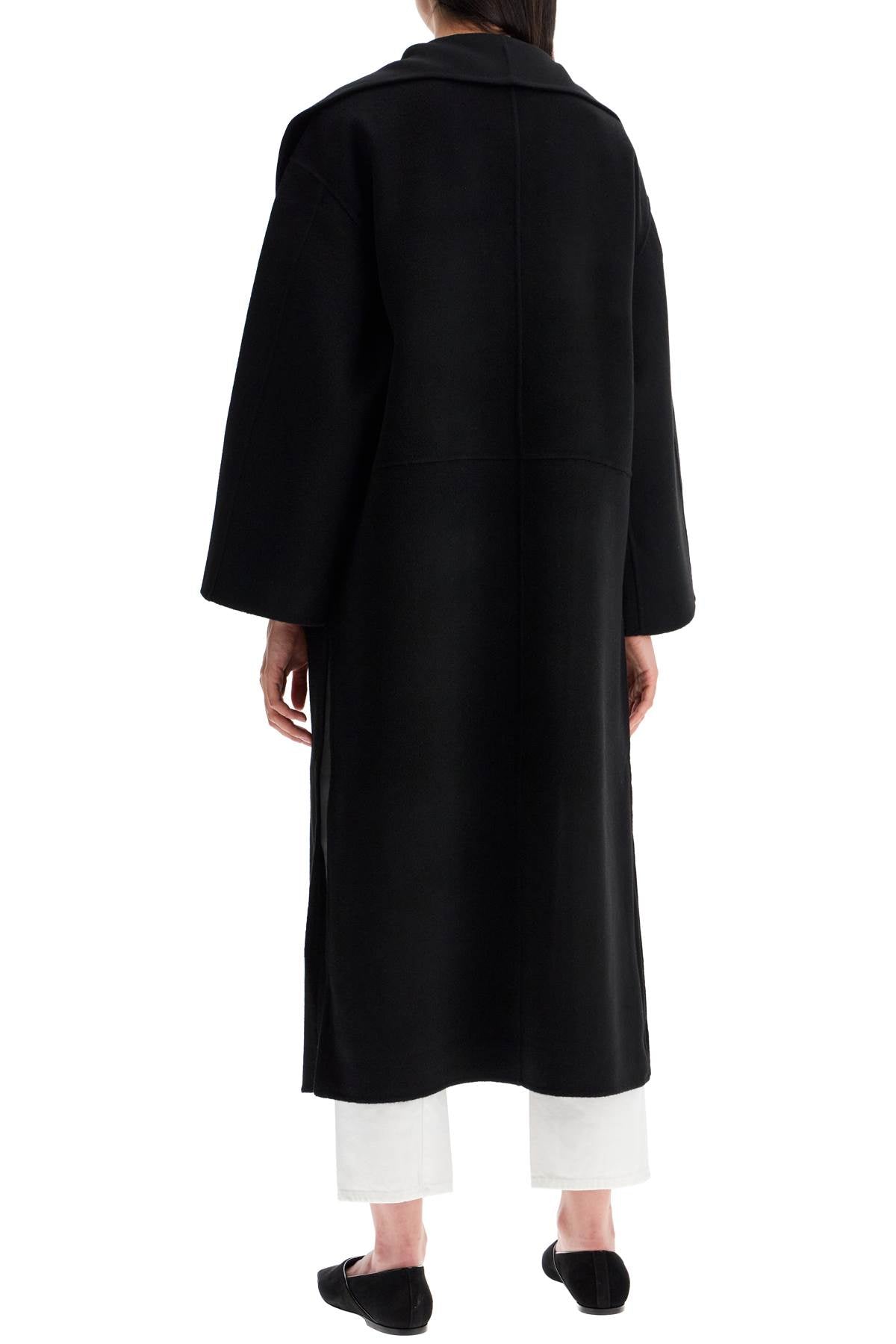 Signature Wool-cashmere Coat  - Black