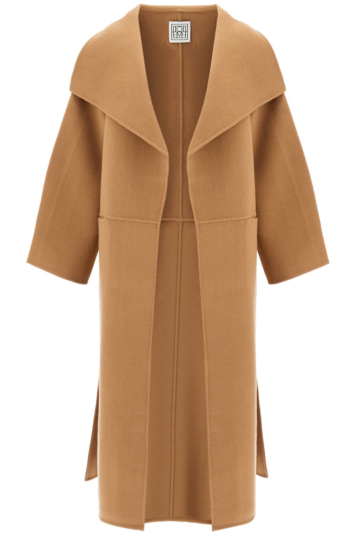 Signature Wool-cashmere Coat  - Beige