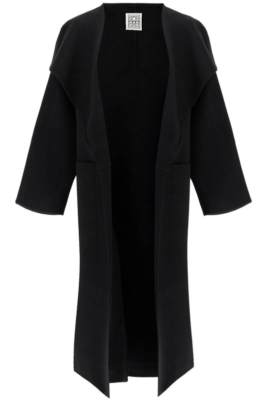 Signature Wool-cashmere Coat  - Black