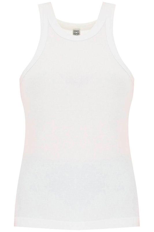 Ribbed Tank Top  - White