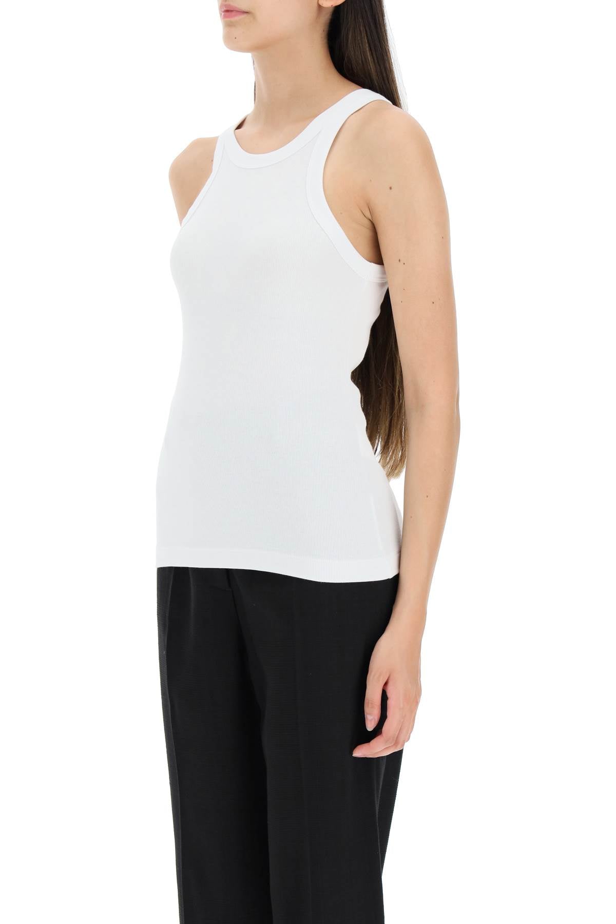 Ribbed Tank Top  - White