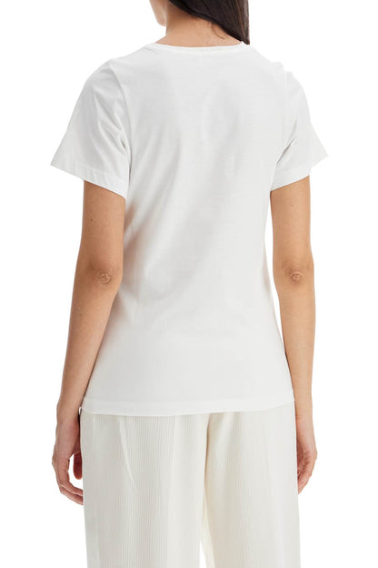 Curved Seam T-shirt  - White