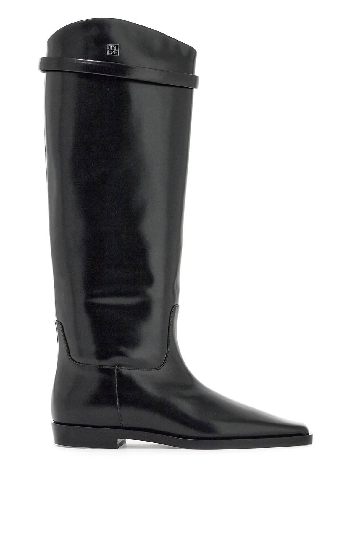 Leather Riding Boot  - Nero