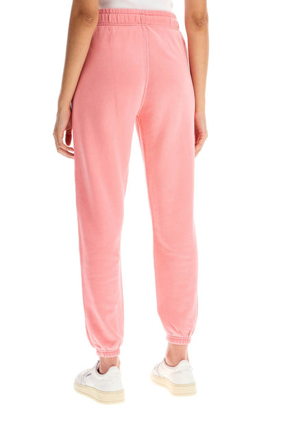 Cotton Slub Joggers  - Pink