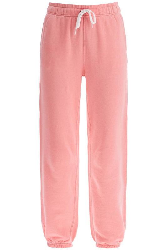 Cotton Slub Joggers  - Pink