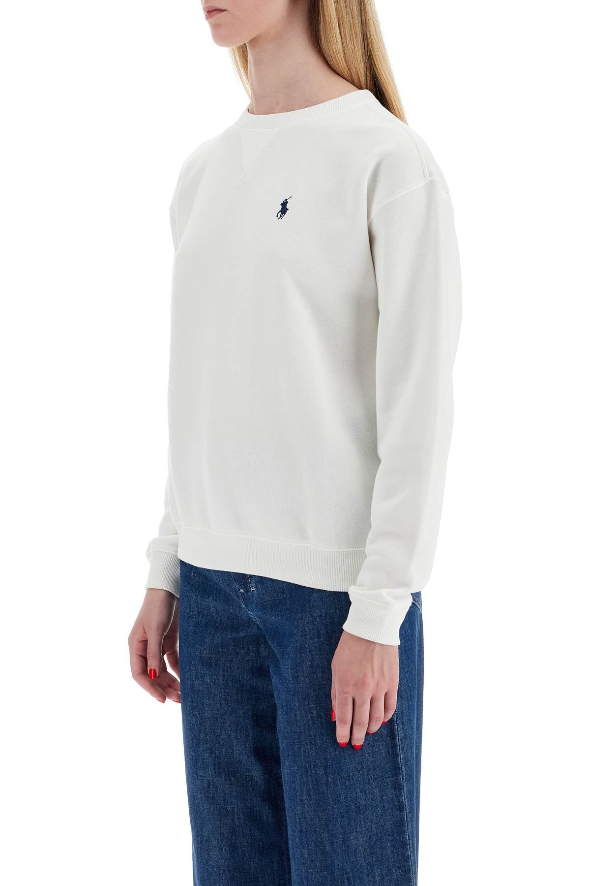 Loose Fit Sweatshirt  - Bianco