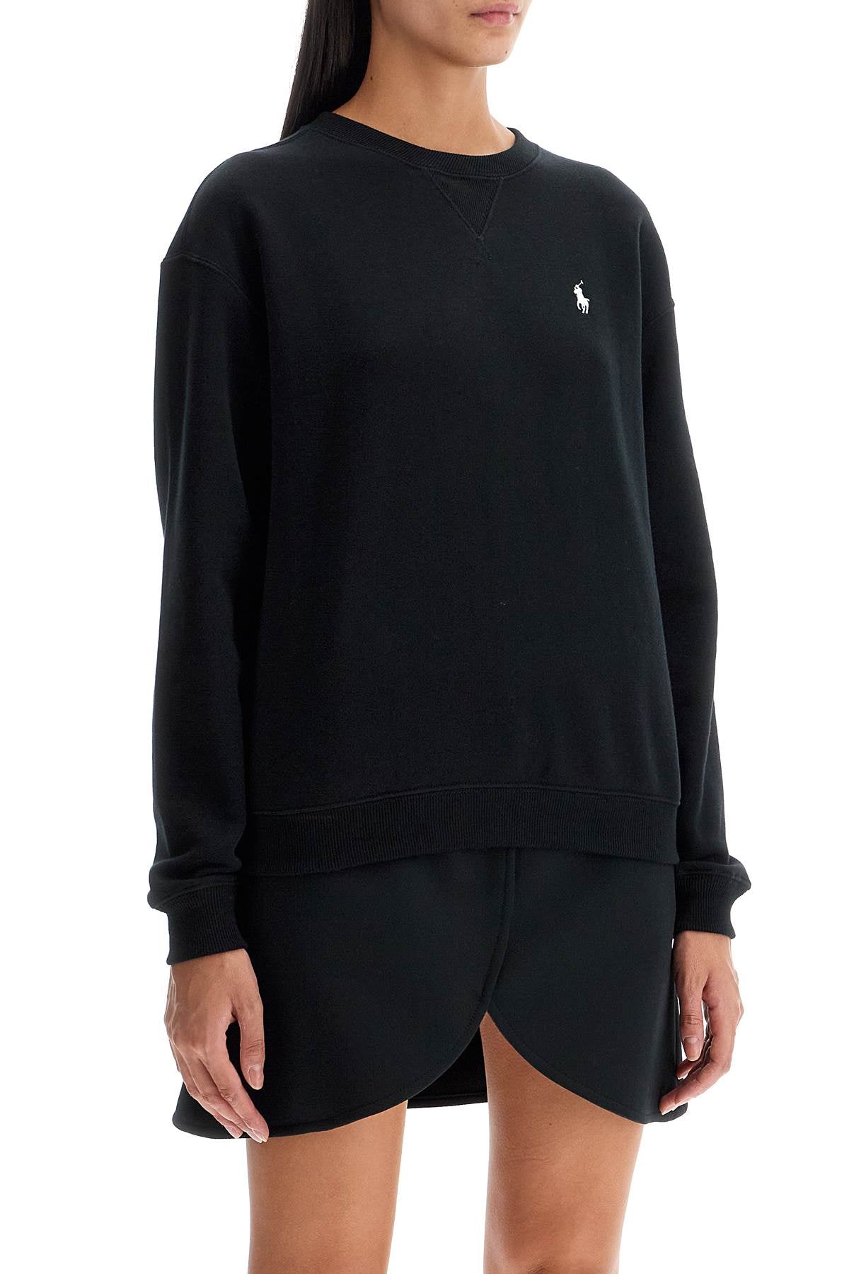 Loose Fit Sweatshirt  - Black