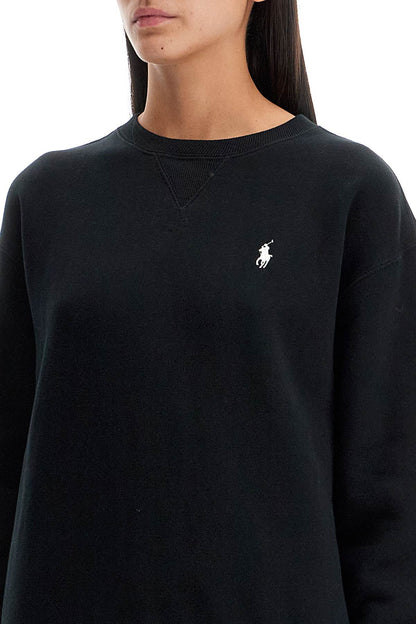 Loose Fit Sweatshirt  - Black