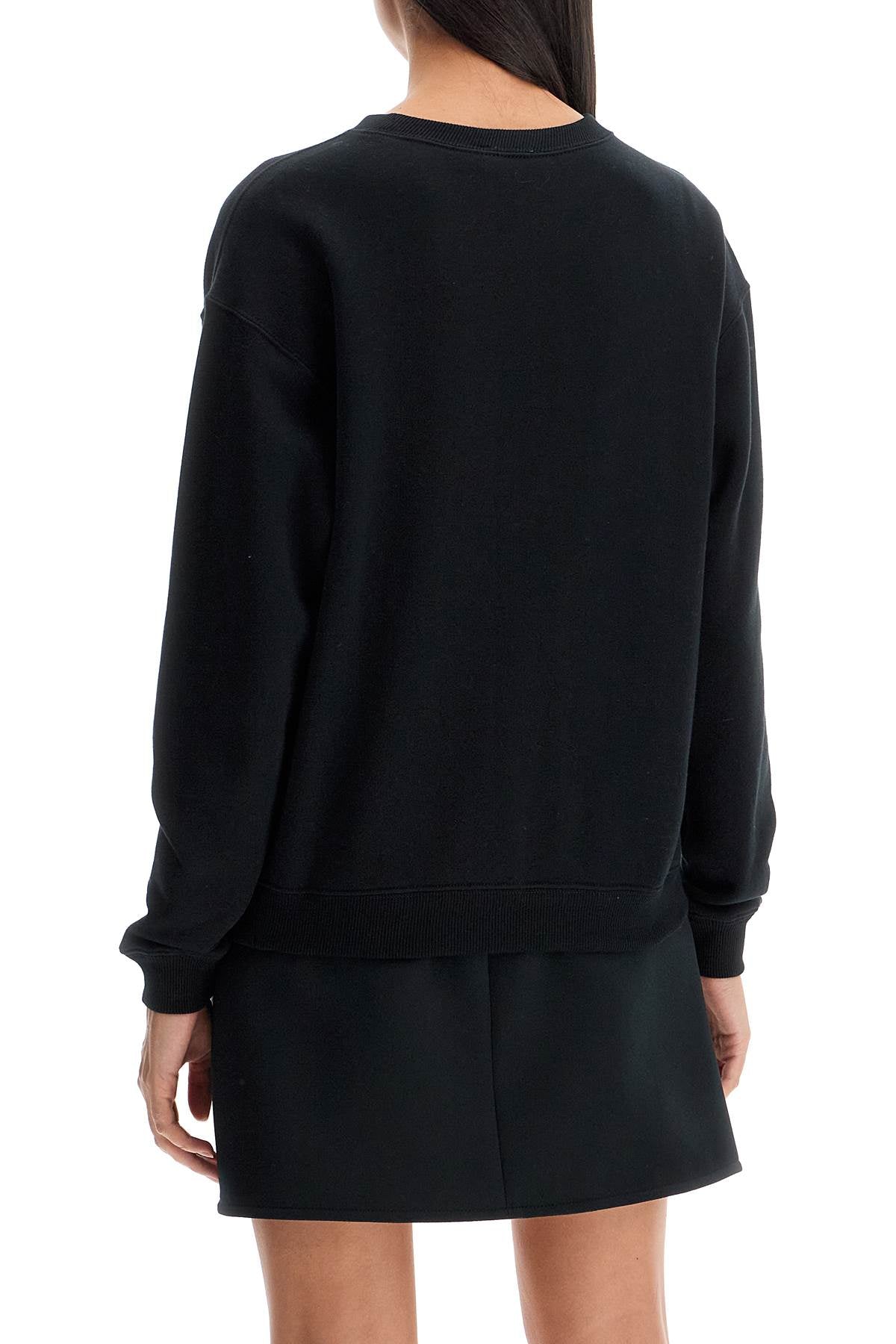 Loose Fit Sweatshirt  - Black