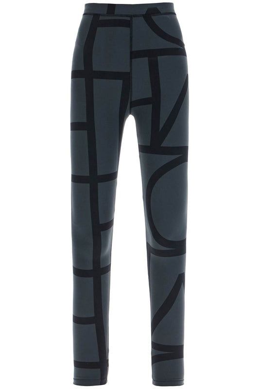 Monogram Leggings  - Grey