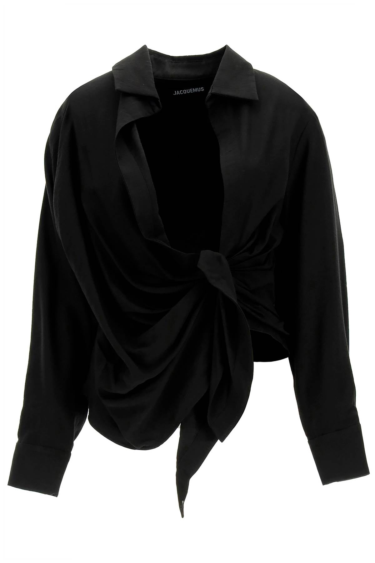 Bahia Tied-sash Blouse  - Nero