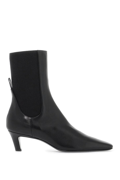 Mid Heel Boots  - Black