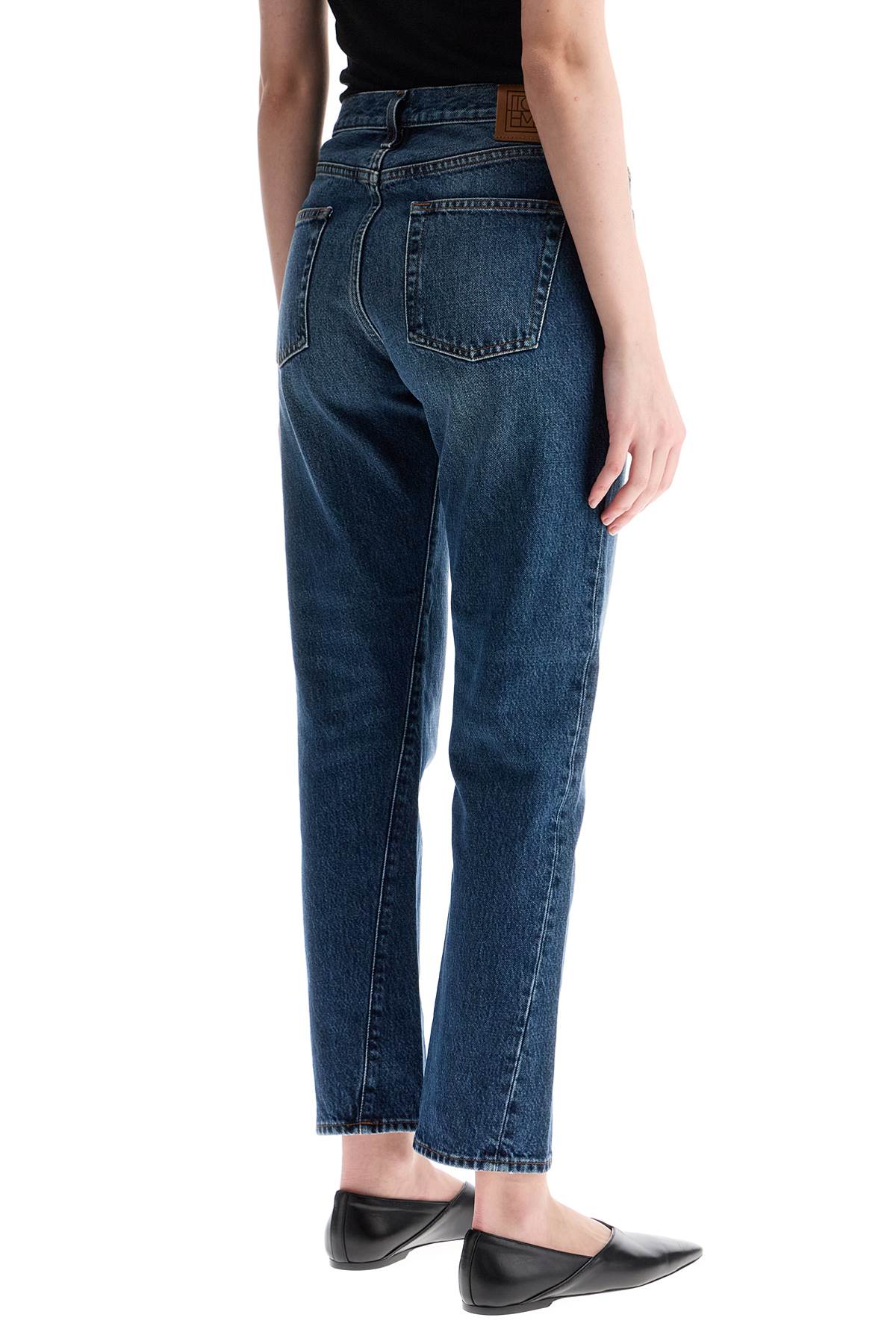 Washed Blue Organic Cotton Jeans  - Blue