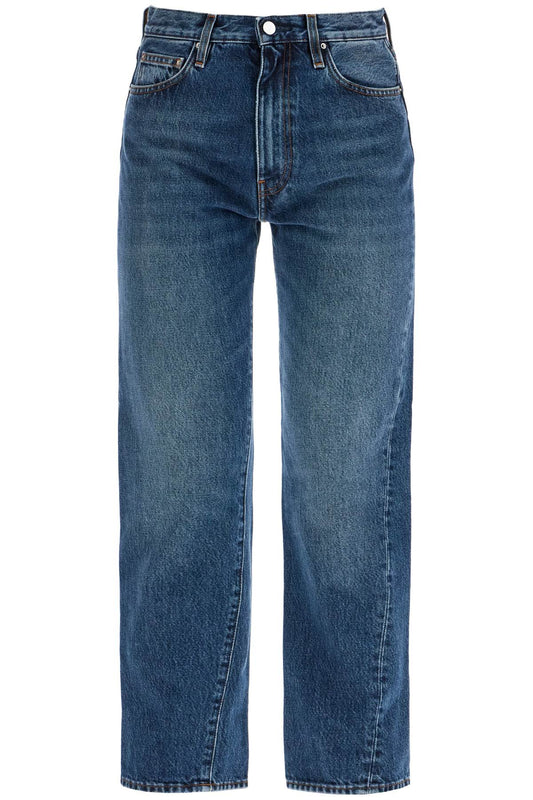 Washed Blue Organic Cotton Jeans  - Blue