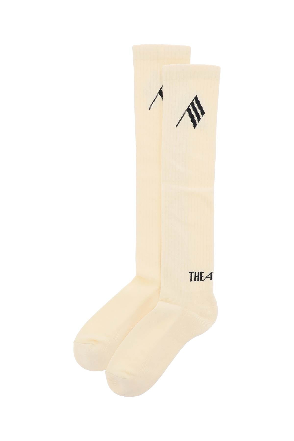 Logo Short Sports Socks  - Beige