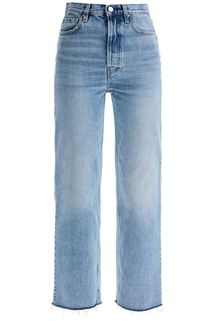 Classic Cut Cropped Jeans  - Blue