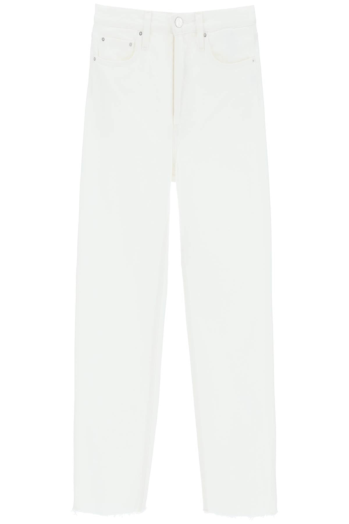 Classic Cut Jeans In Organic Cotton  - White