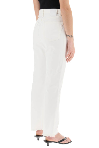 Classic Cut Jeans In Organic Cotton  - White