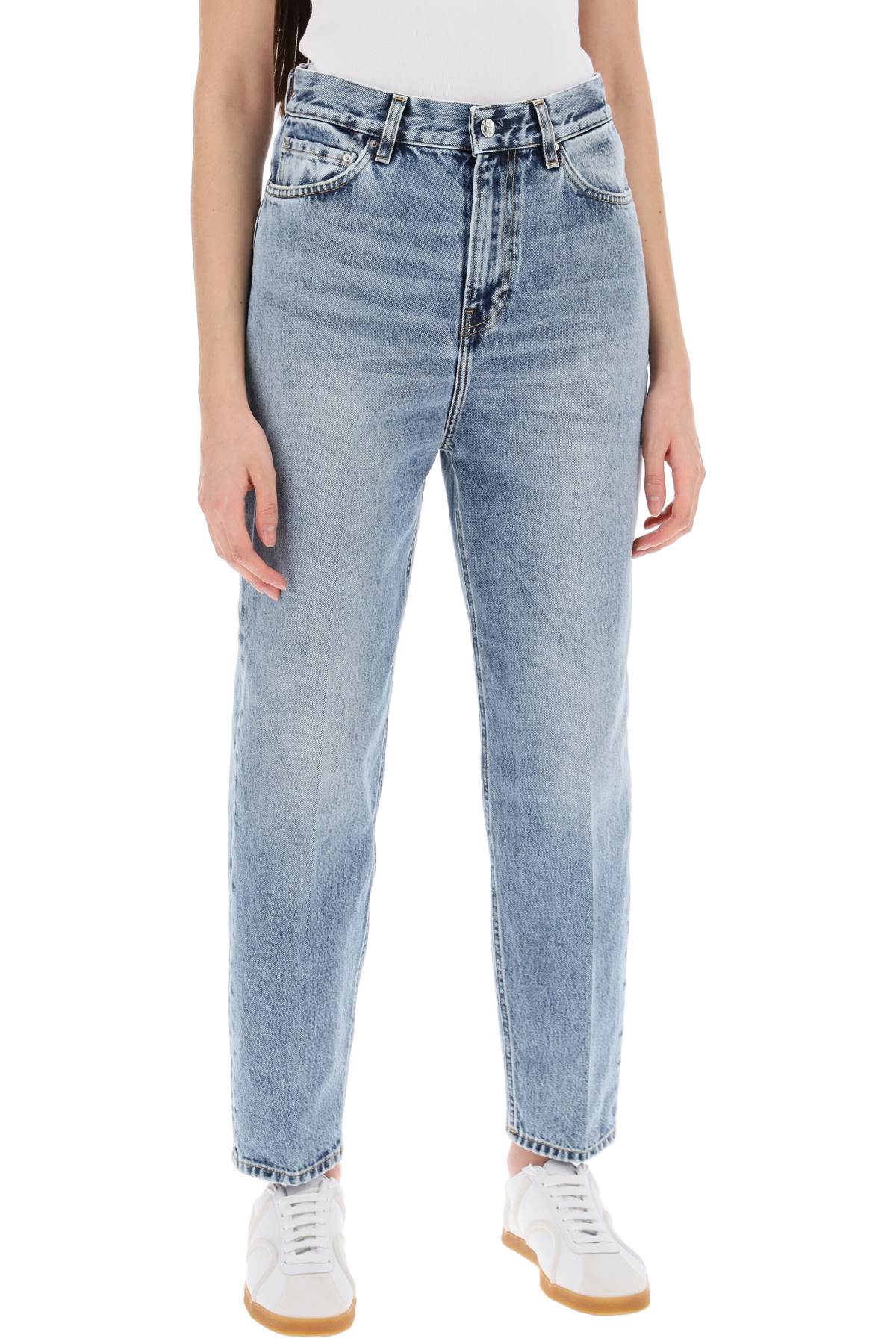 Organic Denim Tapered Jeans  - Blue