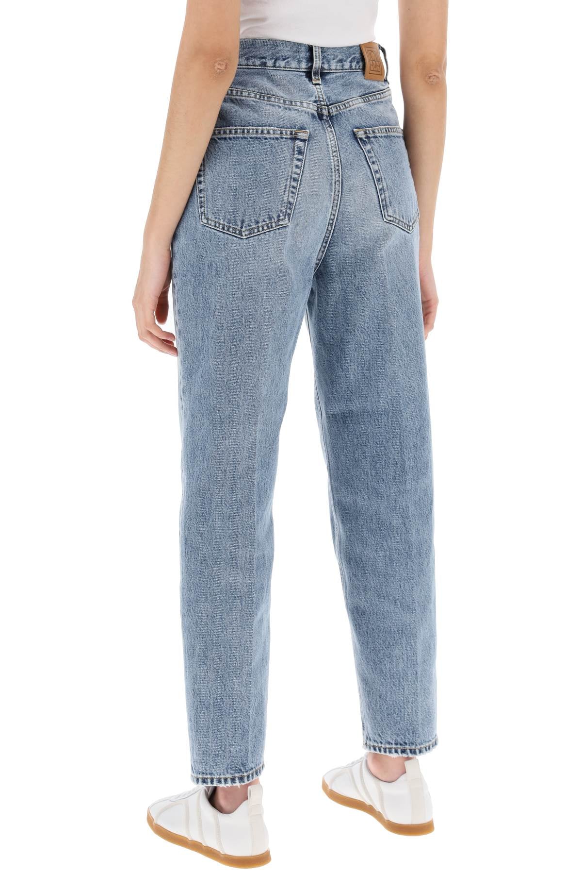 Organic Denim Tapered Jeans  - Blue