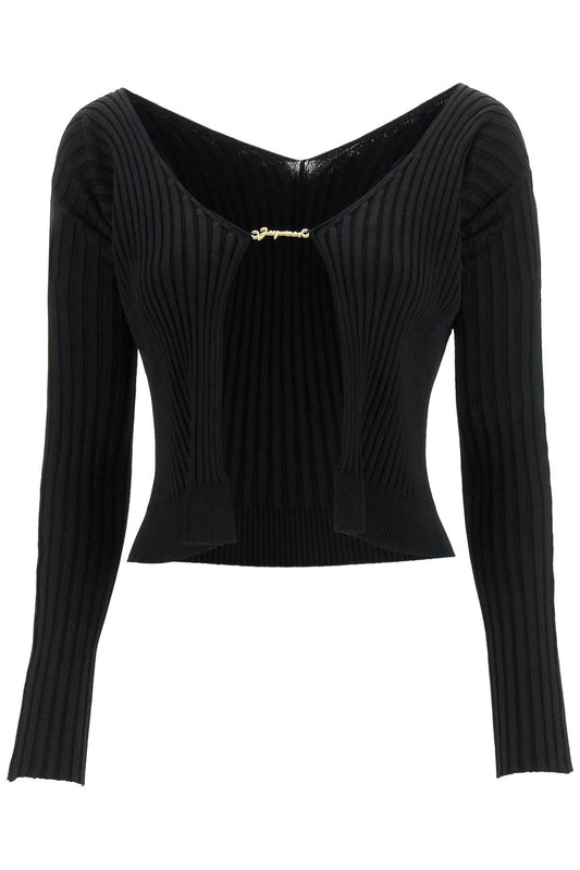 'la Maille Pralù Longue' Cardigan  - Black