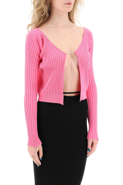 'la Maille Pralù Longue' Cardigan  - Pink