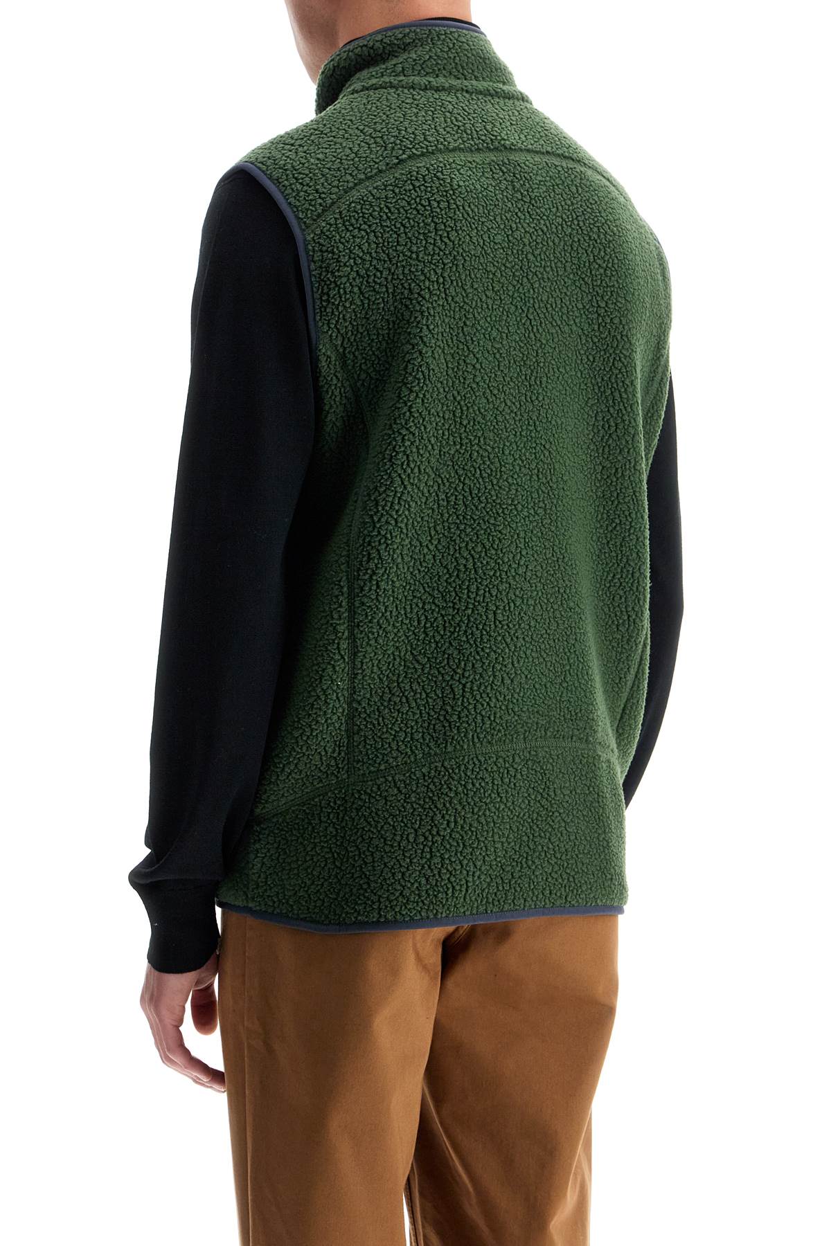 Vest\n\nretro Fleece  - Green