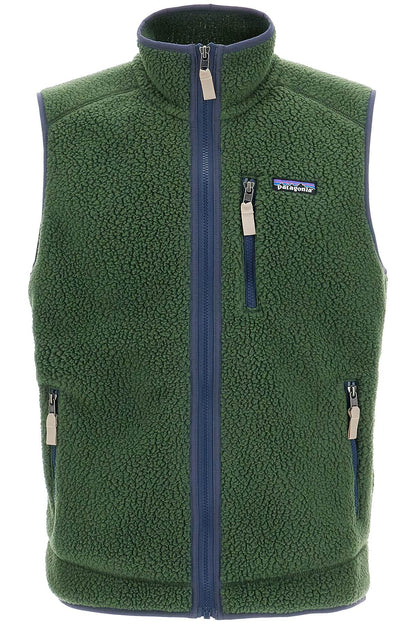 Vest\n\nretro Fleece  - Green