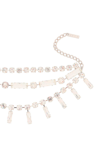 Crystal Choker  - Silver