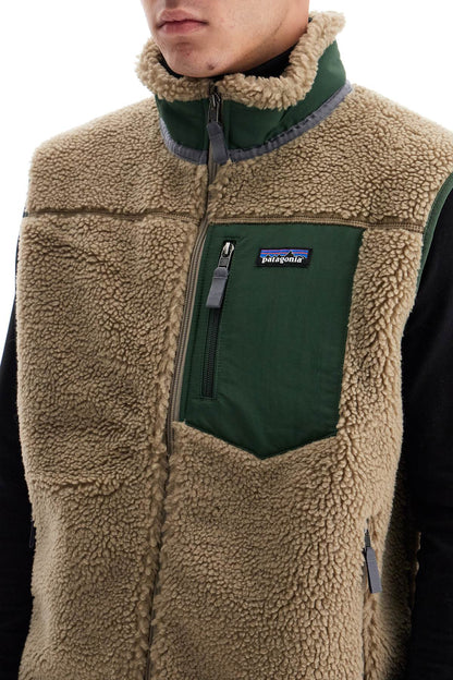 Classic Retro-x Fleece Vest  - Beige