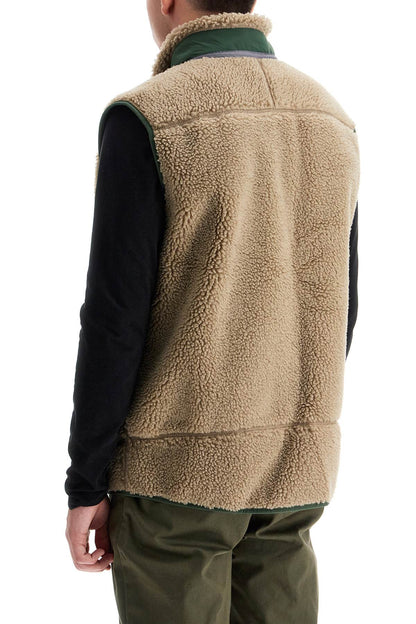 Classic Retro-x Fleece Vest  - Beige