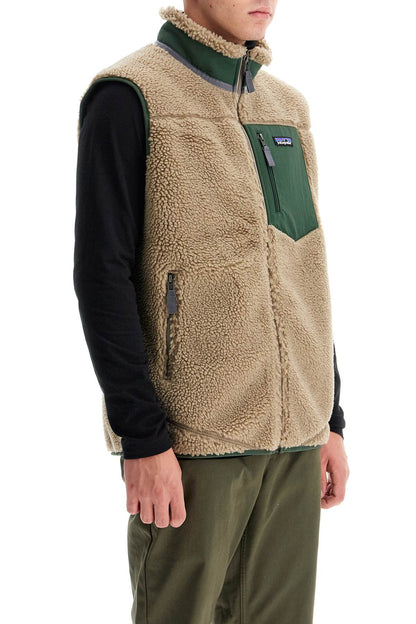 Classic Retro-x Fleece Vest  - Beige