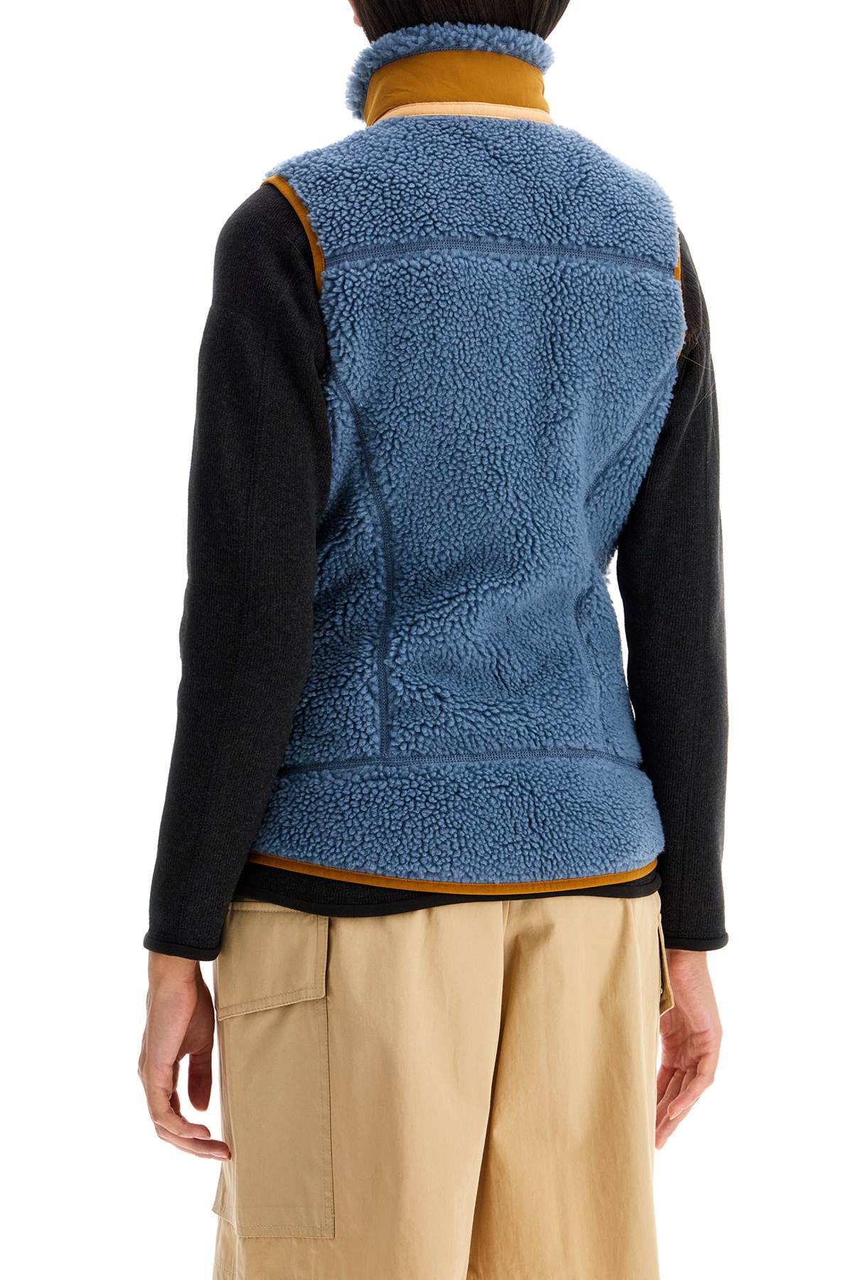 Women's Classic Retro-x Fleece Vest  - Light Blue