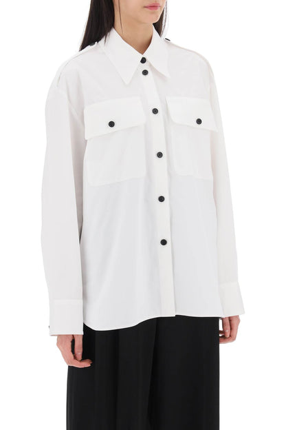 Missa Oversized Shirt  - White