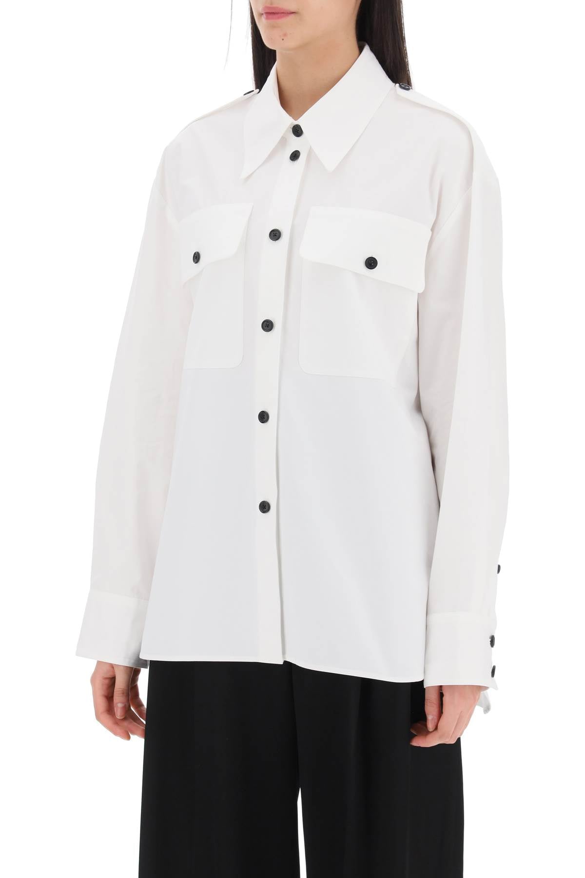 Missa Oversized Shirt  - White