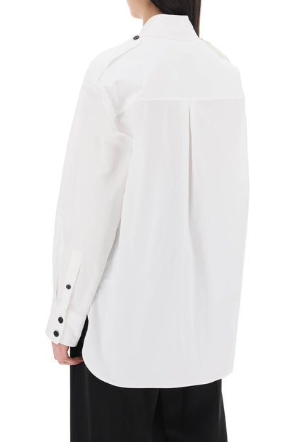 Missa Oversized Shirt  - White